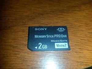 Sony Memory Stick Pro Duo 2gb Para Camaras Sony O Psp