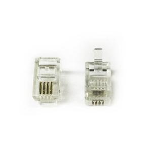 Conector Rj9 Para Auricular De Teléfono Y Fax Paquete 25