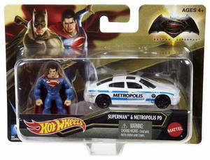 Superman Batman Hot Wheels Carro Niños Mattel