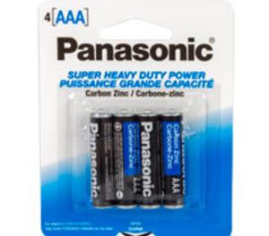 Baterias desechables panasonic reforzadas AAA- AA
