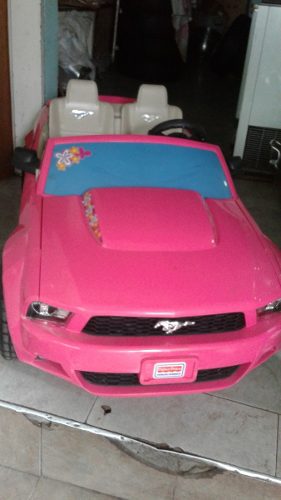 Carrro De Batería Mustang Barbie Fisherprice