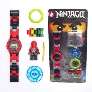Reloj Ninjago Heroes, Legos Con 1 Figuras Digital Para