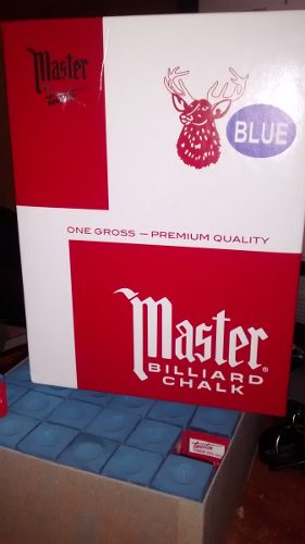 Tizas Master Importadas Color Azul Y Rojo
