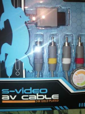 Cable De Av Video Para Nintendo Wii Cable Gold Plated