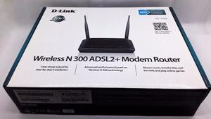 D-link Adsl2+modem With Wireless N 300 Router