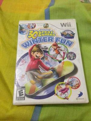 Juego Original Para Wii Winter Fun