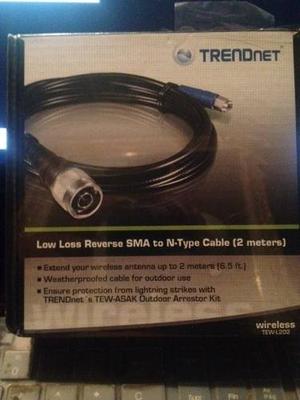 Pigtail Trendnet Original Wifi Sma A N Cable 2 Metros
