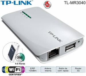 Router Tp-link Tl-mr Portátil Para Bam 3g/4g O Cableado