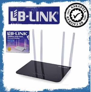 Router Wifi 4 Antenas Lb-link 300 Mbps Mejor Que Tp-link Sky