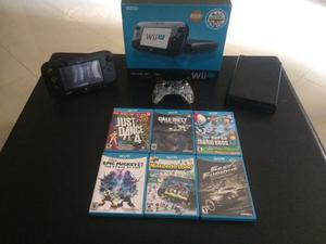 Wii U Usado Deluxe Set,casi Nuevo,+6 Juegos+control Wii U Pr