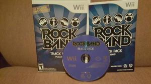 ¡click! Rock Band Track Pack 1 Original Musica Canto Wii