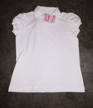 Chemise Blanca Dipazzi Manga Tipo Princesita Talla 