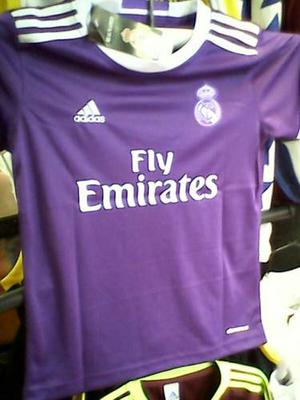 Franelas Camisetas Del Real Madrid Niños Temporada