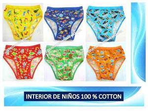 Interior De Niño 100% Cotton Por Docena