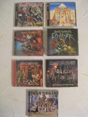 Iron Maiden Colección: 7 Cd's Como Nuevos- Precios Varios