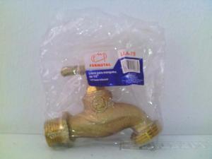 Llave De Chorro 1/2 Bronce Fermetal Original