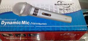 Microfono Sonimax Pro-403 Cable 3 Mts Profesional