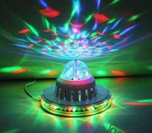 Mini Bola Led Giratoria Laser Discoteca Fiesta