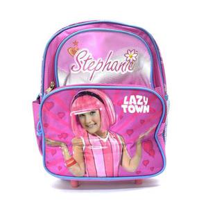 Morral Bolso Maleta Escolar Con Ruedas Lazy Town Niña