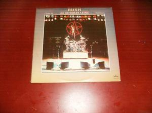 Rush. Lp. All The World´s A Stage. Disco De Vinil