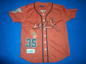 Camisa Béisbol Cardenales Lara Tigres Aragua Bravos