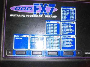 Pedal Multiefecto - Dod Fx7
