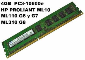 Memoria Hp Proliant 4 Gb Server Ml110 Ml310 Mle 16gb