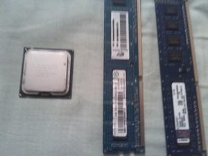Memoria Ram Ddr3 Ramaxel Y Procesador Dualcore 2.6 Intel