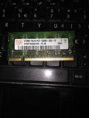 Memoria Ram Hynix Ddr2 De 512 Mb Para Laptop