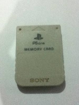 Memory Card/ Tarjeta De Memoria Ps1 Usada Sony Buen Estado