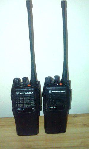 Par De Radios Transmisor Motorola Pro