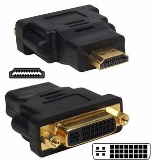 Adaptador Convertidor Dvi Hembra A Hdmi Macho 24 + 5