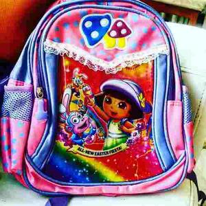 Bolso Escolar Infantiles Consistente Con Relieve Mayor Detal