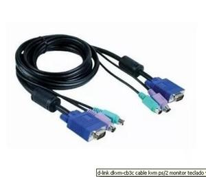 Cable Kvm Ps/2 Monitor Teclado Y Video 3mts