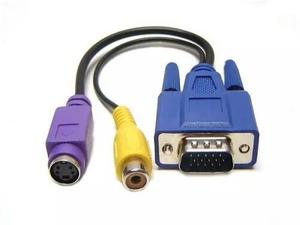 Cable Vga A Super Video S-video Rca Pc A Tv