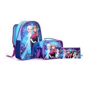 Combo Morral+lonchera+cartuchera Frozen