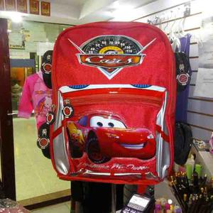 Morral Escolar Cars 35x35 Cm