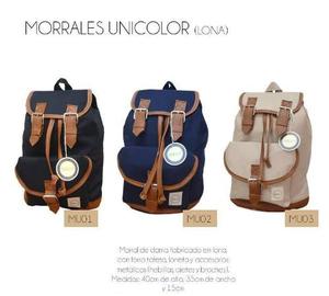 Morrales Unicolor, Bolsos, Backpack