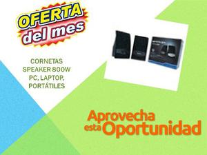 Oferta Cornetas Speaker 800w Pc, Laptop, Portátiles
