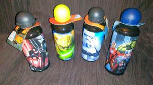 Termos Escolares Niños Star Wars Y Avengers Capi 700 Ml