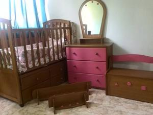 Cuna Y Muebles Para Niña