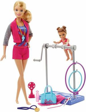 Barbie Gimnasta Entrenadora Original Mattel Con Accesorios