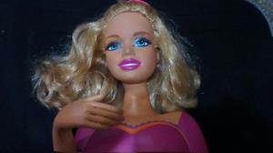 Barbie Para Peinar Cabeza Torso