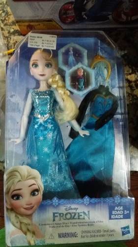 Frozen Moda Real De Elsa Original Hasbro