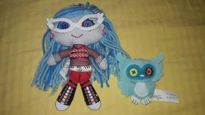 Muñeca Monster High Y Mascota Tela