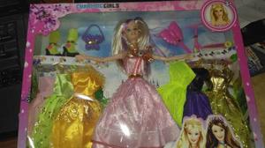 Muneca Barbie Charming Girl Accesorios