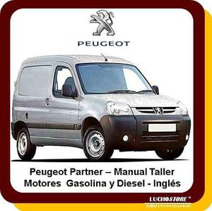 Peugeot Partner Manual Servicio Taller Motor Diagramas Ingle