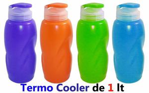 Termos Cooler D Agua Plastico Niño Colegio O Gim Deporte 1l