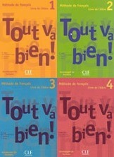 Tout Va Bien 1, 2, 3 Y 4 Libros, Audios De Frances *tm*