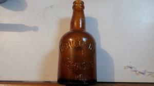 Botella Antigua De Coleccion Relieve